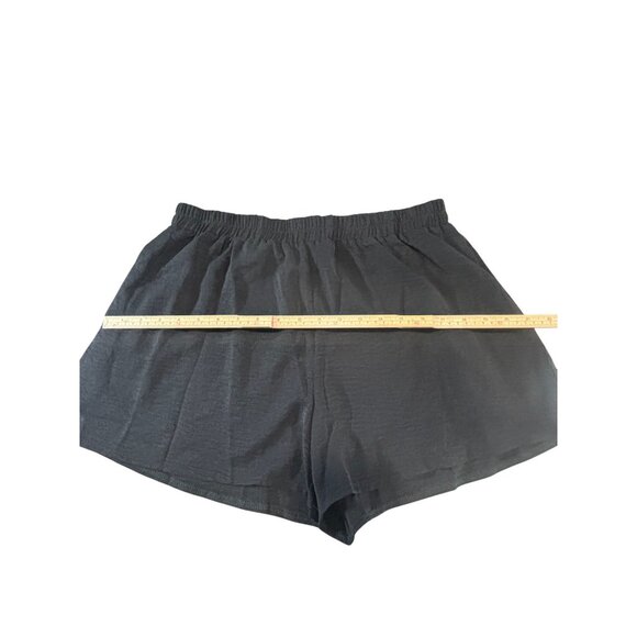 Shein Curve Black Elastic Waist Womens Shorts OXL 100% Polyester - Picture 6 of 8
